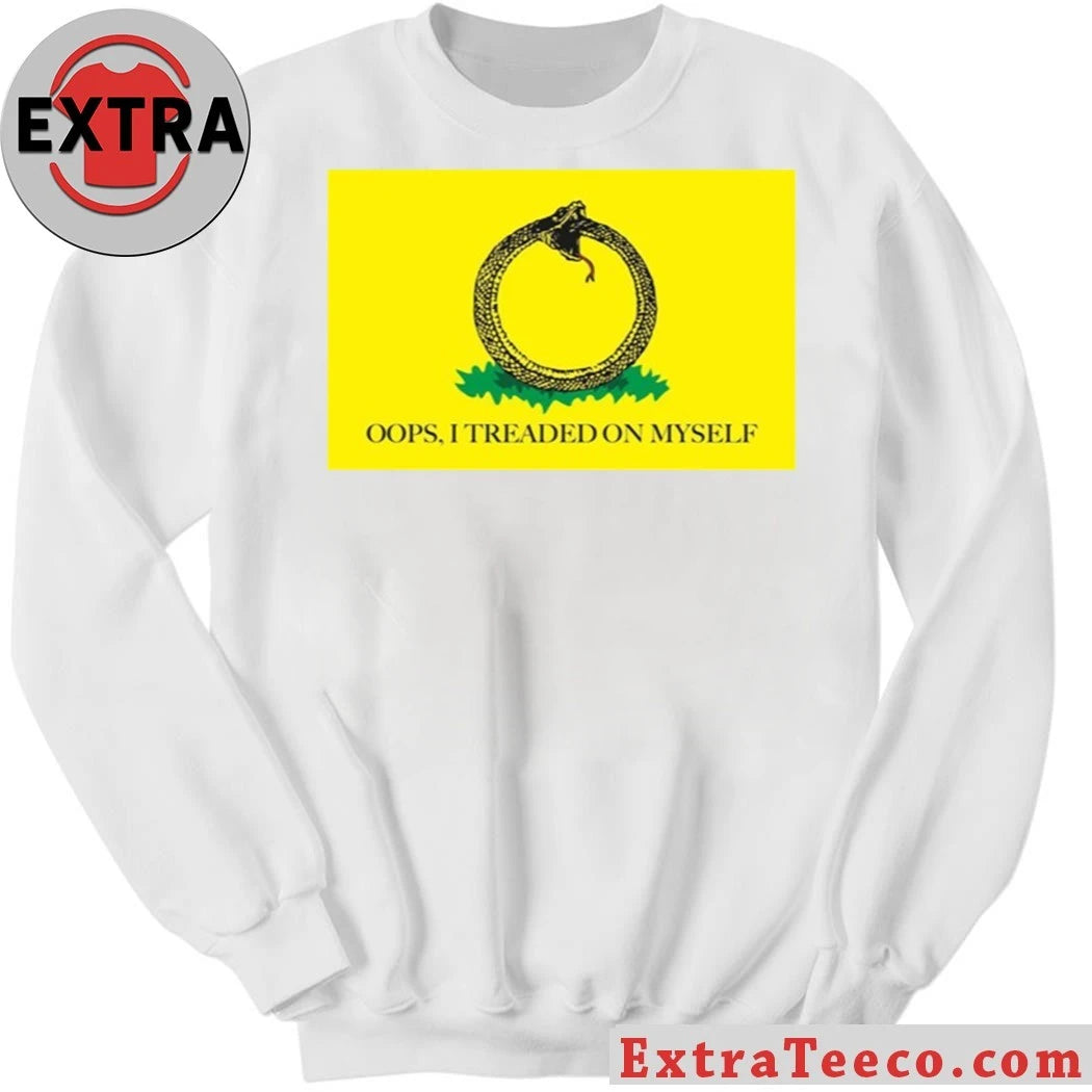 Original Oops I Treaded On Myself ICE the historic Gadsden flag of the United States 2026 Shirt