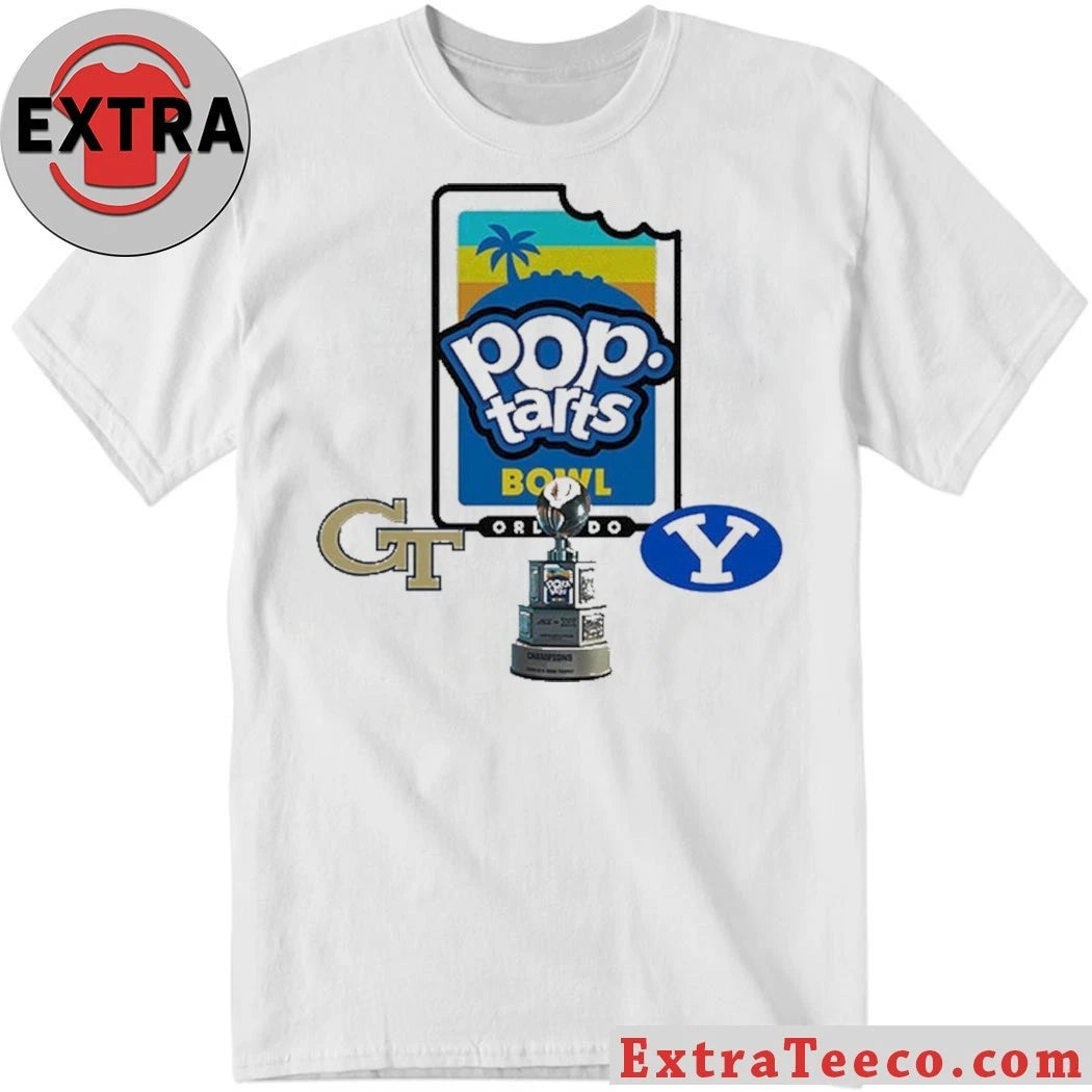 Original Pop Tarts Bowl BYU Cougars Versus Georgia Tech Yellow Jackets Bowl Season College Football 2025 2026 Logo Shirt