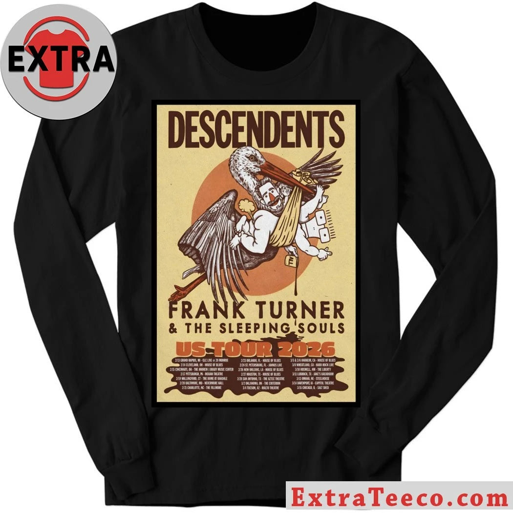 Original Poster Descendents US Tour 2026 Shirt