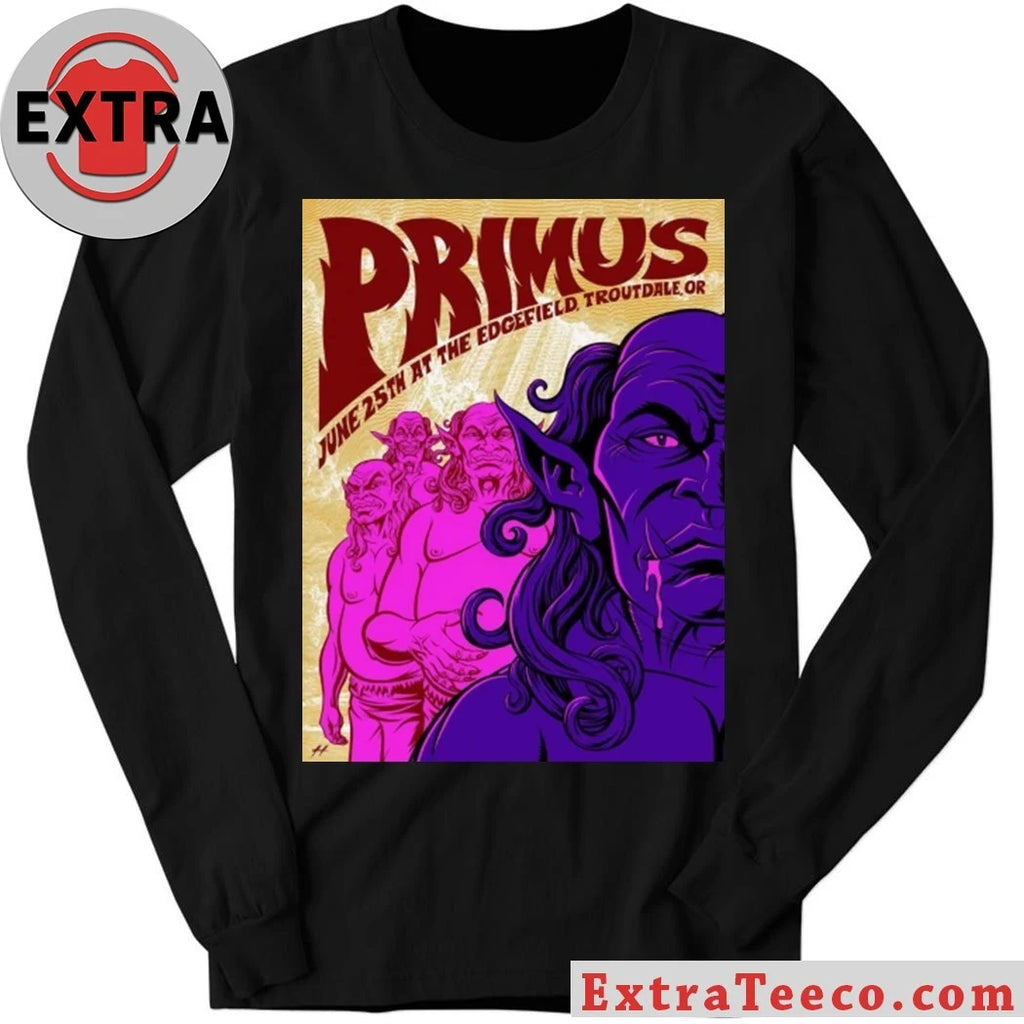 Original Primus June 25th At The Edgefield Troutdale Or T-Shirt