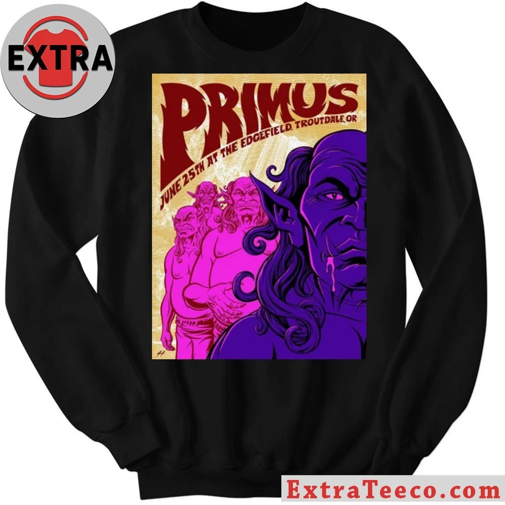 Original Primus June 25th At The Edgefield Troutdale Or T-Shirt