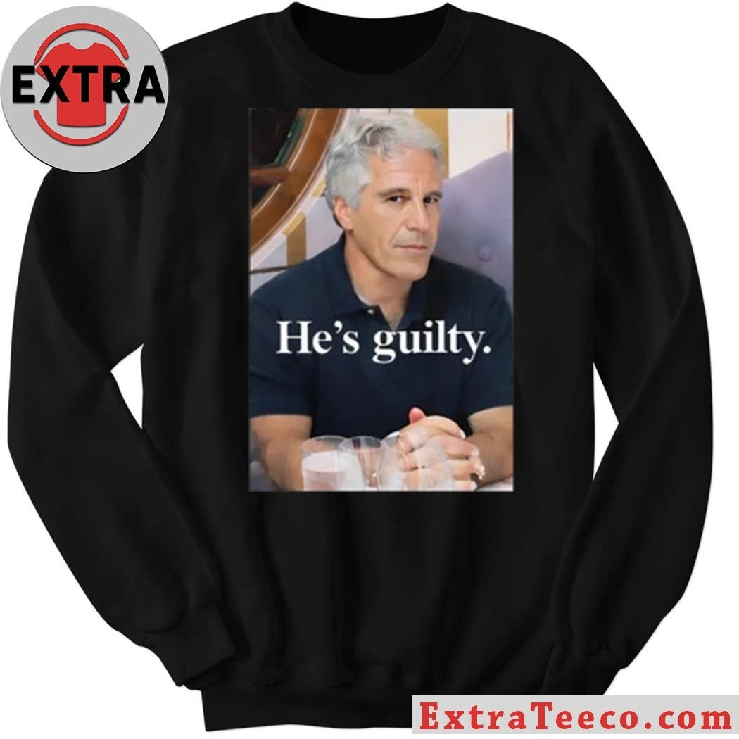 Original Pump Wearing He’s Guilty Island Shirt