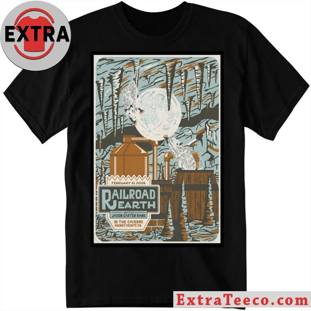 Original Railroad Earth Grundy County TN Feb 21 2026 Poster Shirt