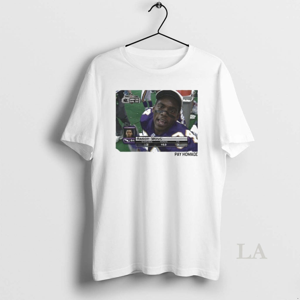 Original Randy Moss Minnesota Vikings Pay Homage