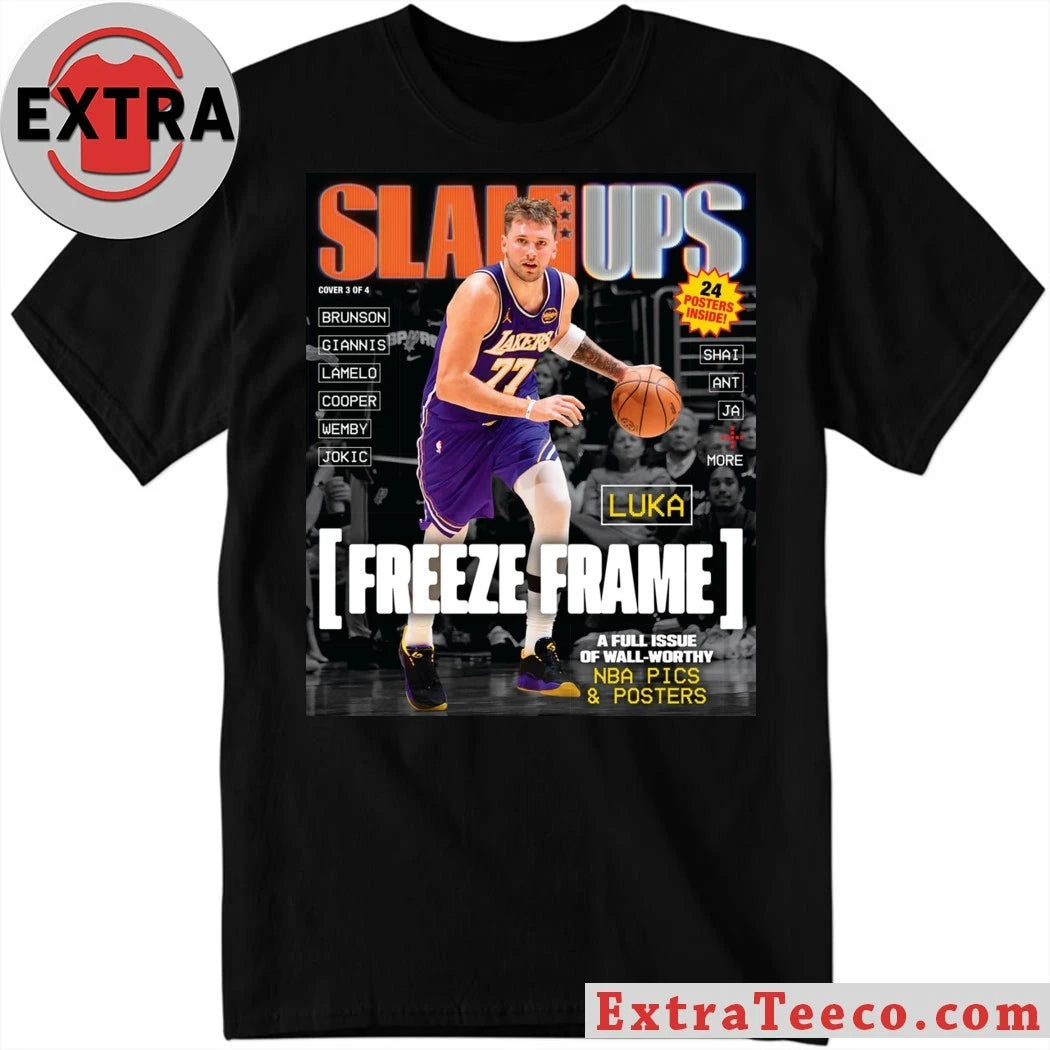 Original SLAMUPS NBA Luka Dončić in Los Angeles Lakers shirt