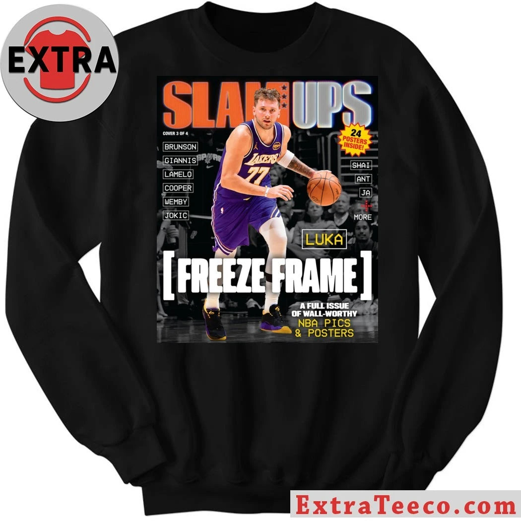 Original SLAMUPS NBA Luka Dončić in Los Angeles Lakers shirt