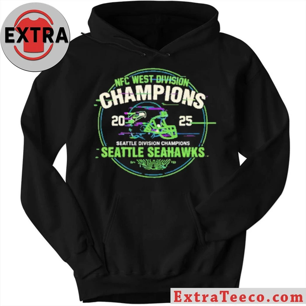 Original Seahawks Nfc West Champions Seattle Division Champions Helmet T-Shirt