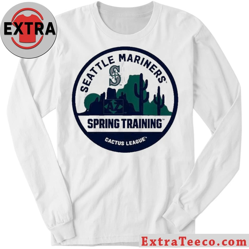 Original Seattle Mariners Spring Training Cactus League 2026 For fans of the Seattle Mariners baseball team logo T-Shirt