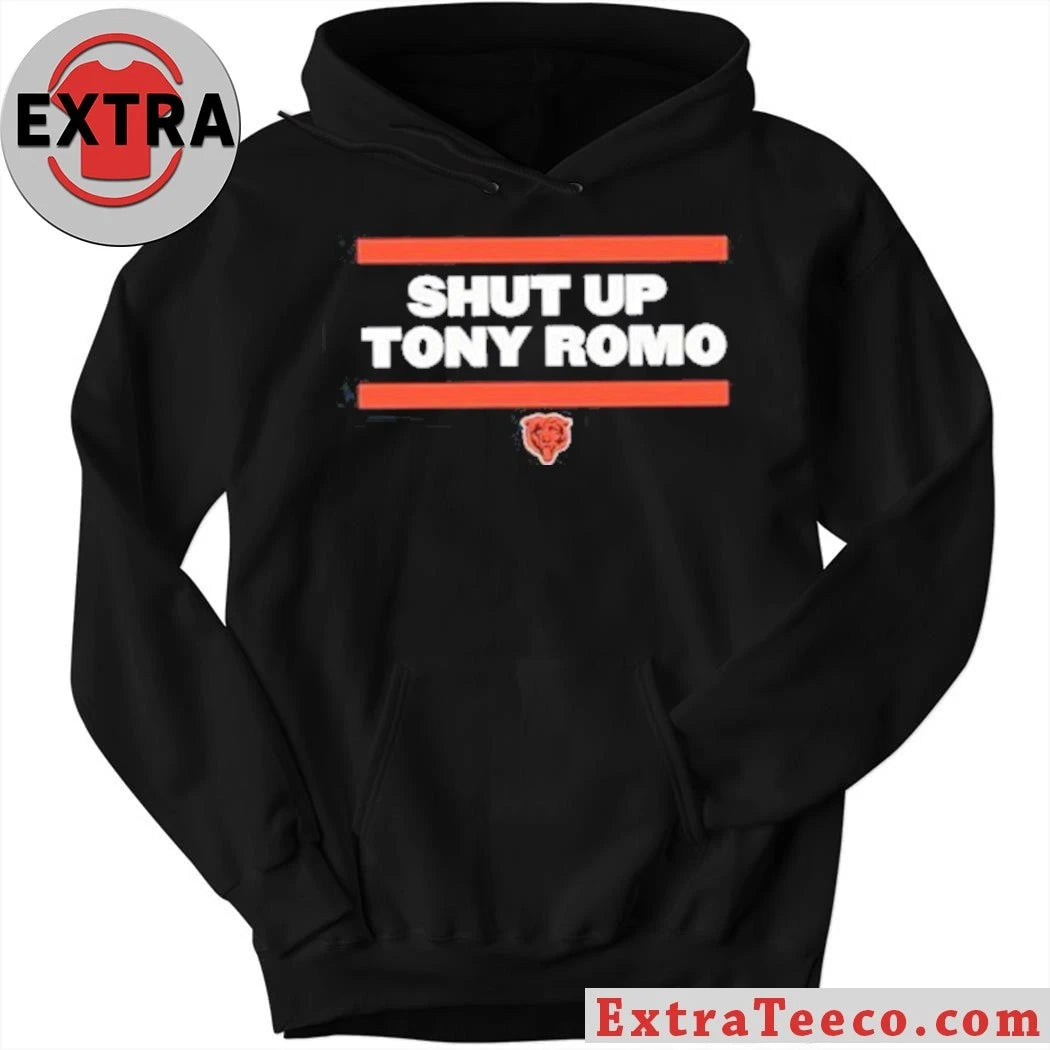 Original Shut Up Tony Romo Chicago Bear Logo 2026 Shirt