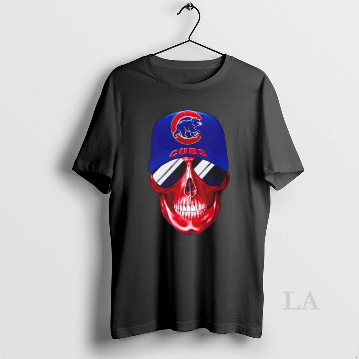 Original Skull Wearing A Cap Chicago Cubs And Smiling With Fans T-Shirts, Hoodie, Sweatshirt | PodTeesHub.com