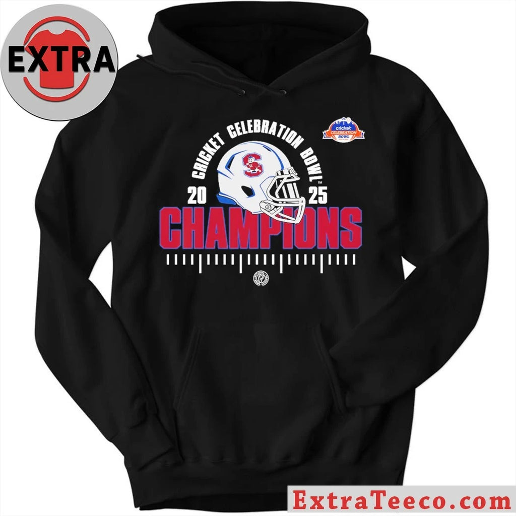 Original South Carolina State Bulldogs Cricket Celebration Bowl Champions NCAA Football 2025 Helmet And Logo Shirt