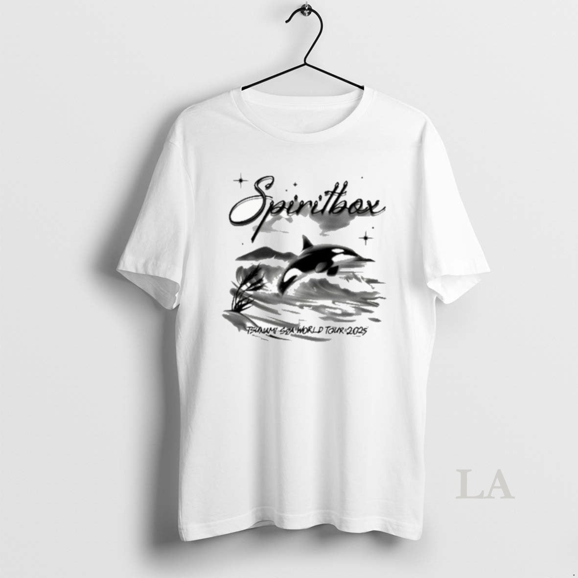 Original Spiritbox Tsunami Sea World Tour 2025 Airbrush Orca T-Shirts, Hoodie, Sweatshirt | PodTeesHub.com