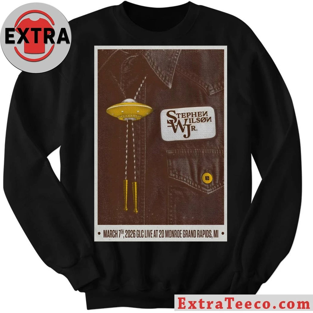 Original Stephen Wilson JR. In Grand Rapids MI On March 7 2026 Tour Poster Shirt