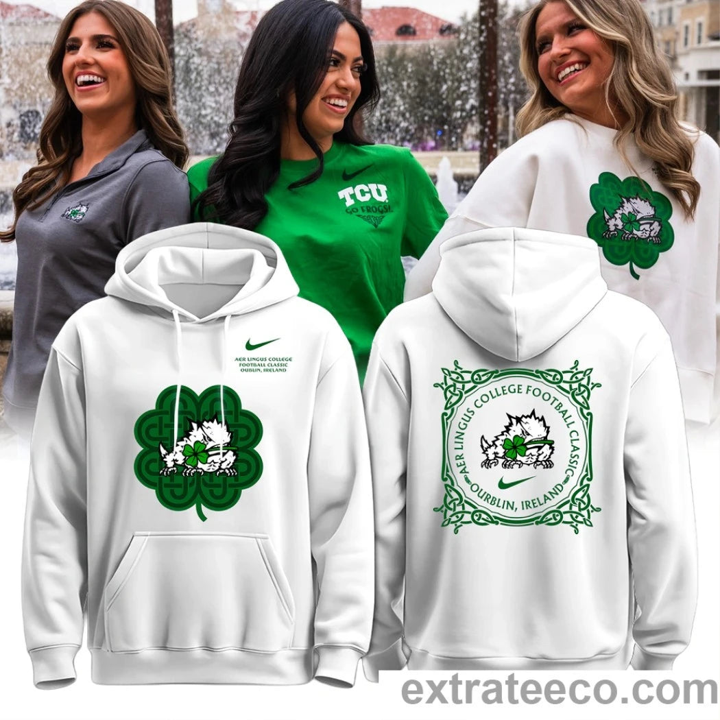 Original TCU Horned Frogs Ireland Lucky 2026 Logo Two Sided T-shirt