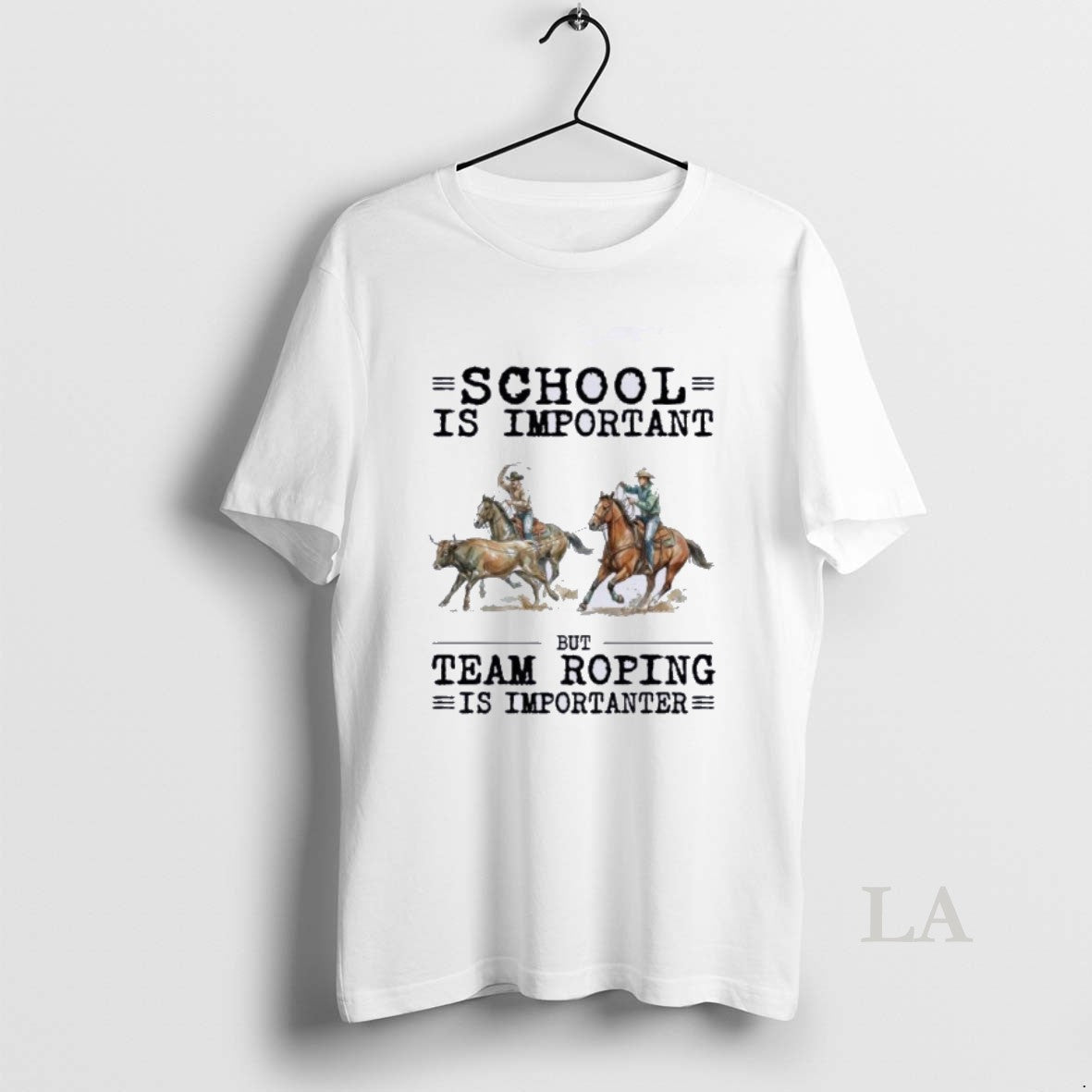 Original Team Roping School Is Important T-Shirts, Hoodie, Sweatshirt | PodTeesHub.com