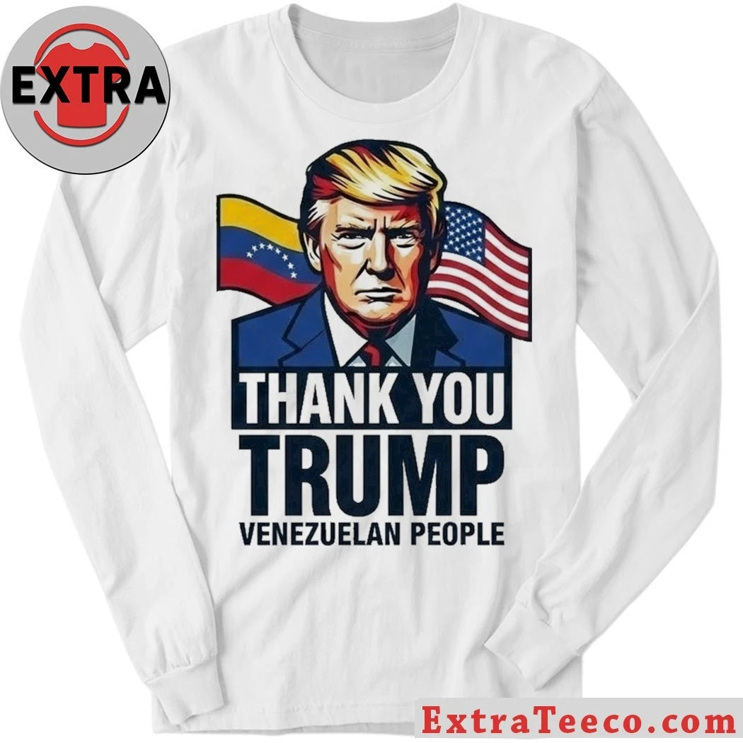 Original Thank You Trump Venezuelan People T-Shirt