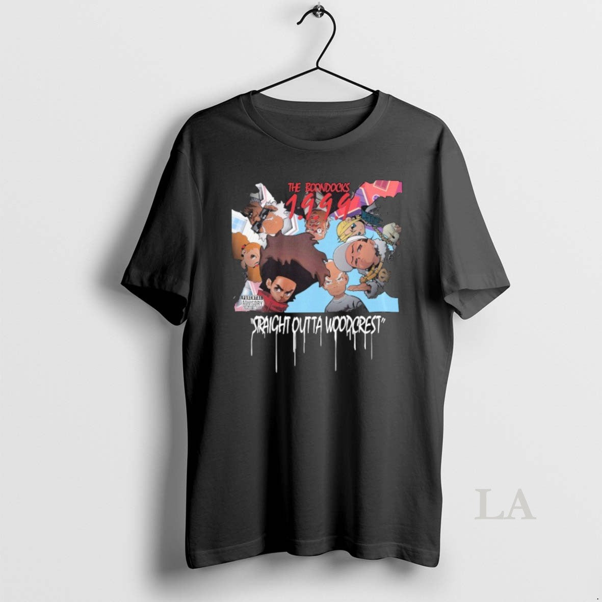 Original The Boondocks Straight Outta Woodcrest 1999 T-Shirts, Hoodie, Sweatshirt | PodTeesHub.com