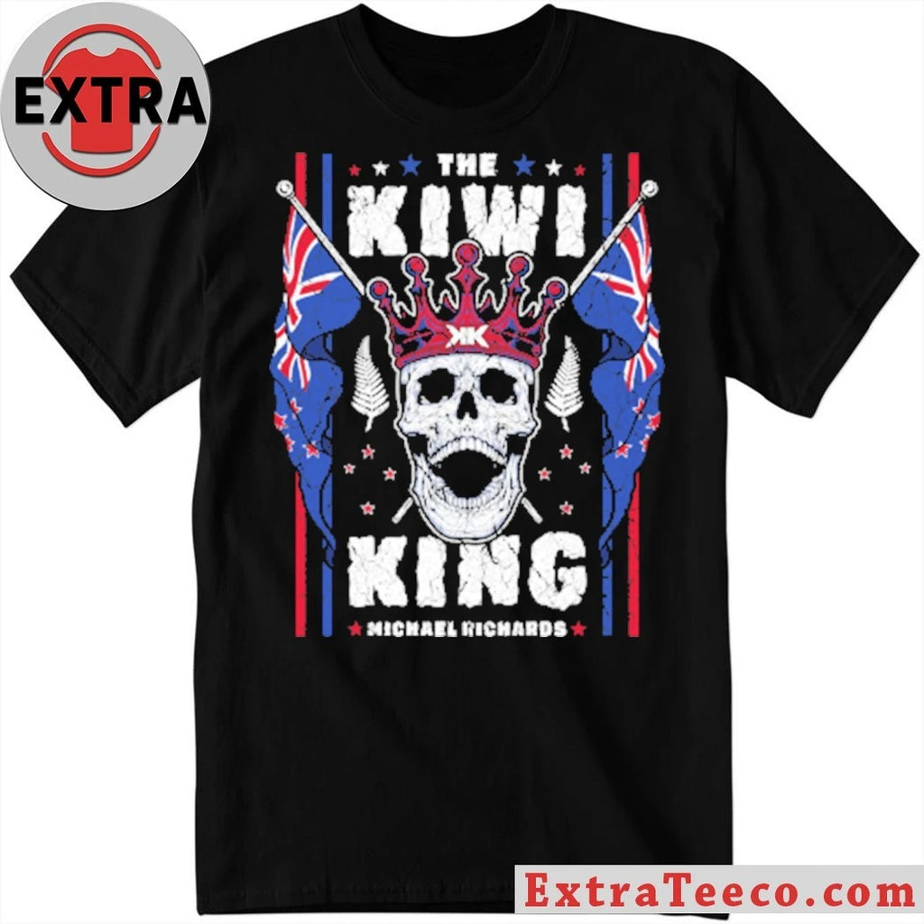 Original The Kiwi King Michael Richards Skull T-Shirt