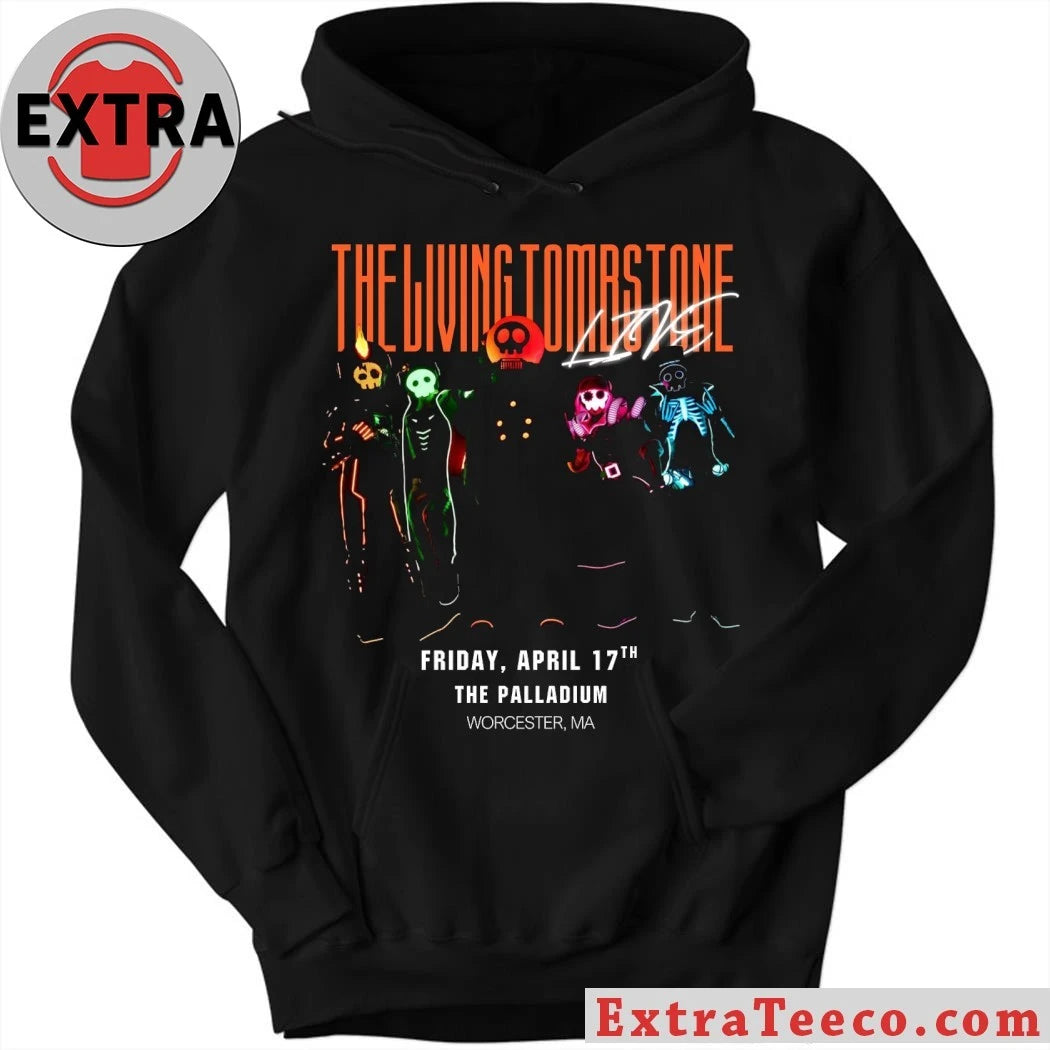 Original The Living Tombstone Multiplayer Tour Friday April 17th The Palladium Worcester Ma 2026 Shirt