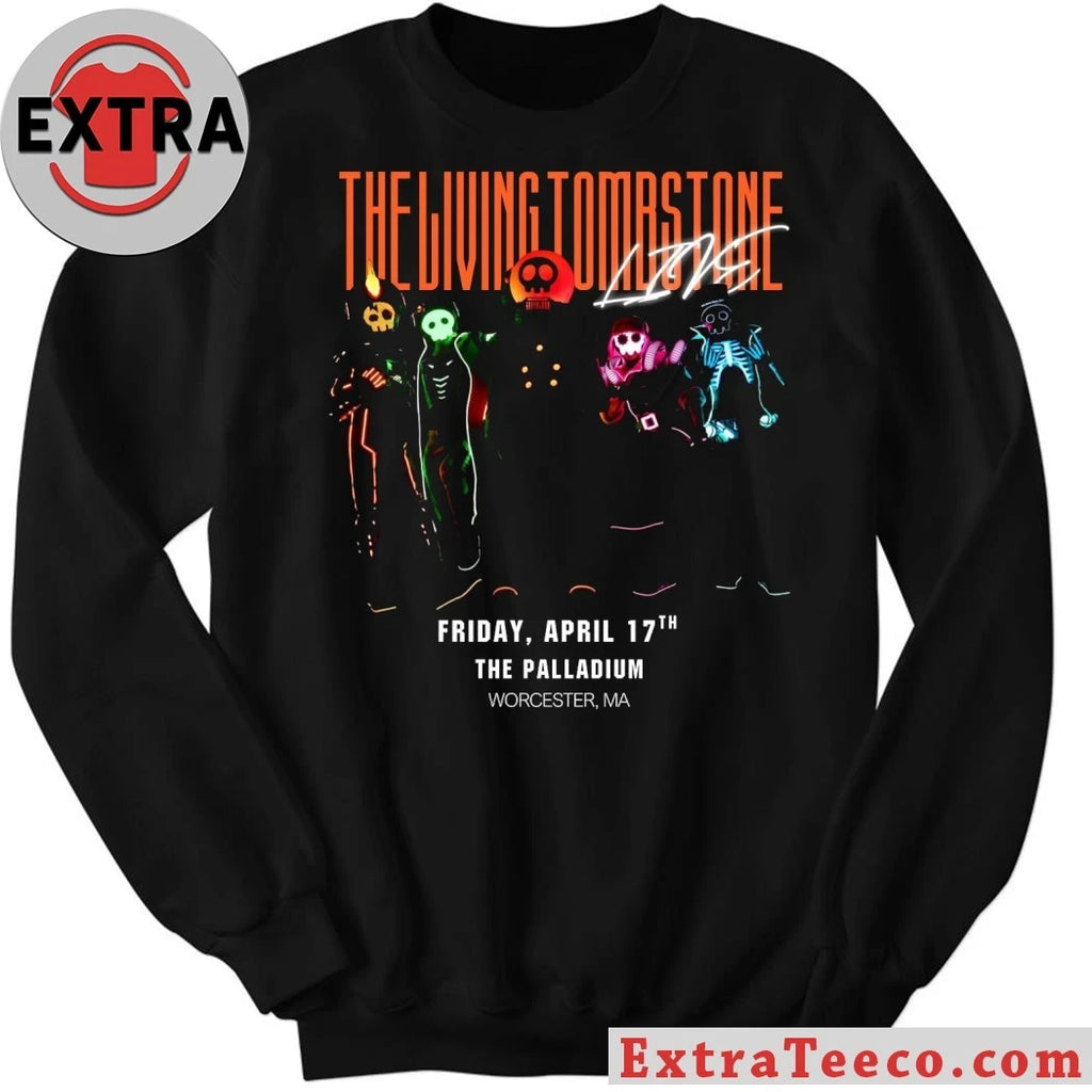 Original The Living Tombstone Multiplayer Tour Friday April 17th The Palladium Worcester Ma 2026 Shirt