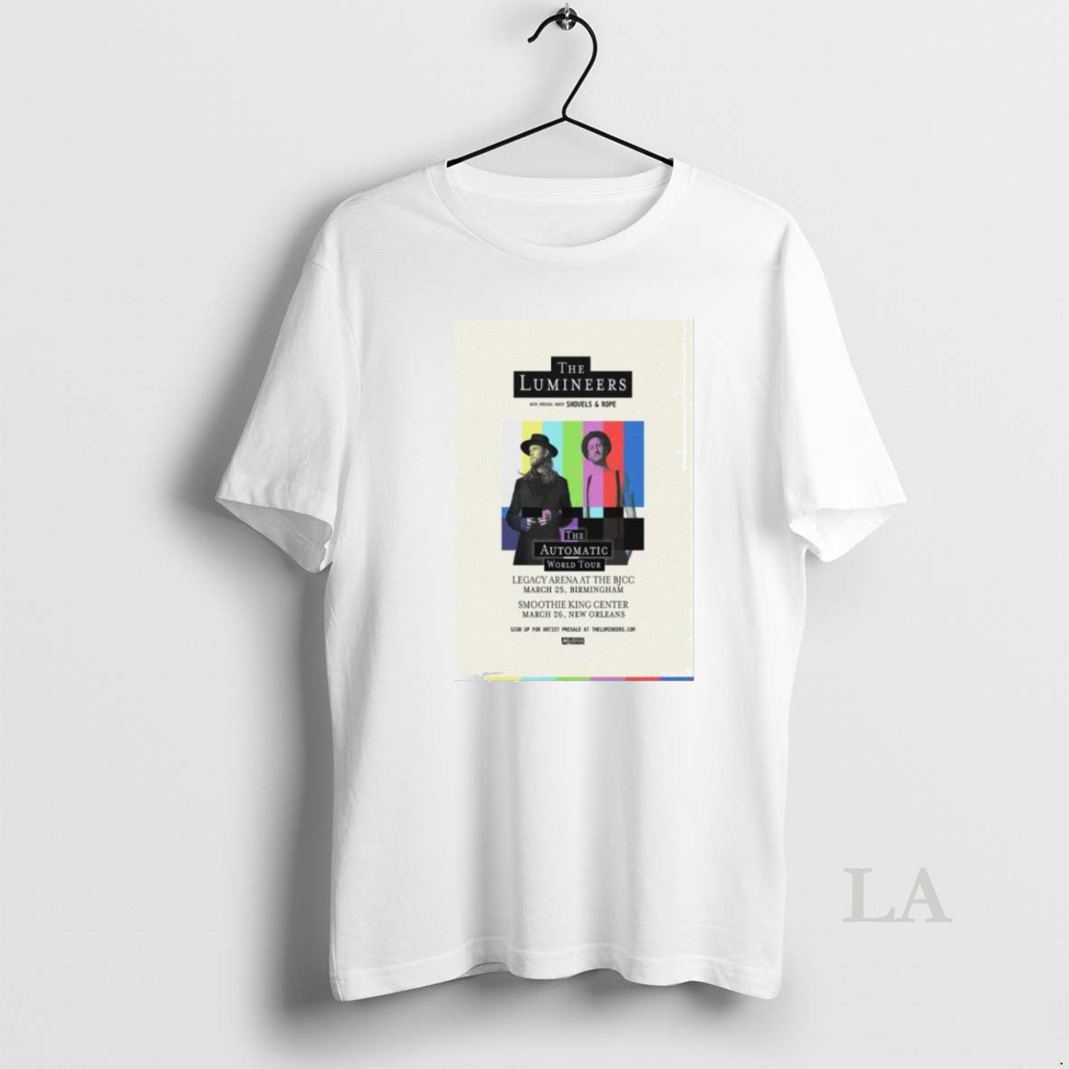 Original The Lumineers Birmingham New Orleans March 25 26 2026 Tour T-Shirts, Hoodie, Sweatshirt | PodTeesHub.com
