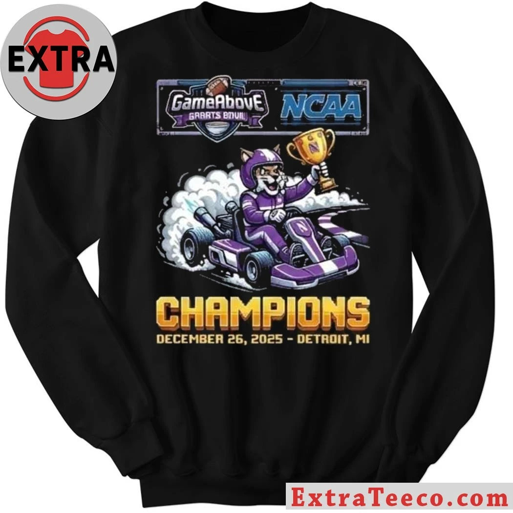 Original The Northwestern Wildcats won the 2025 GameAbove Sports Bowl championship 34-7 on December 26, 2025, at Ford Field in Detroit, Michigan Shirt