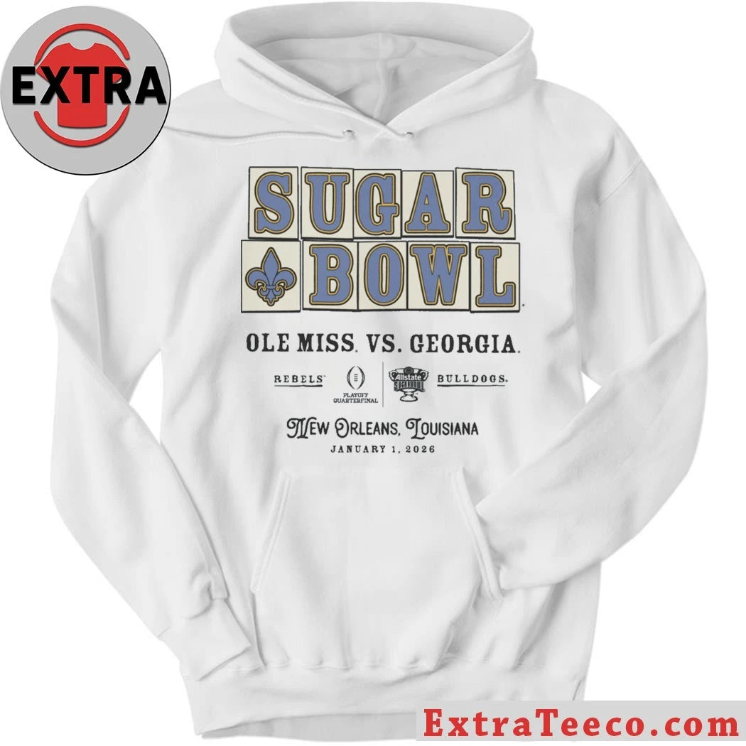 Original The Sugar Bowl will be played between Ole Miss and Georgia on January 1, 2026, in New Orleans, Louisiana Shirt