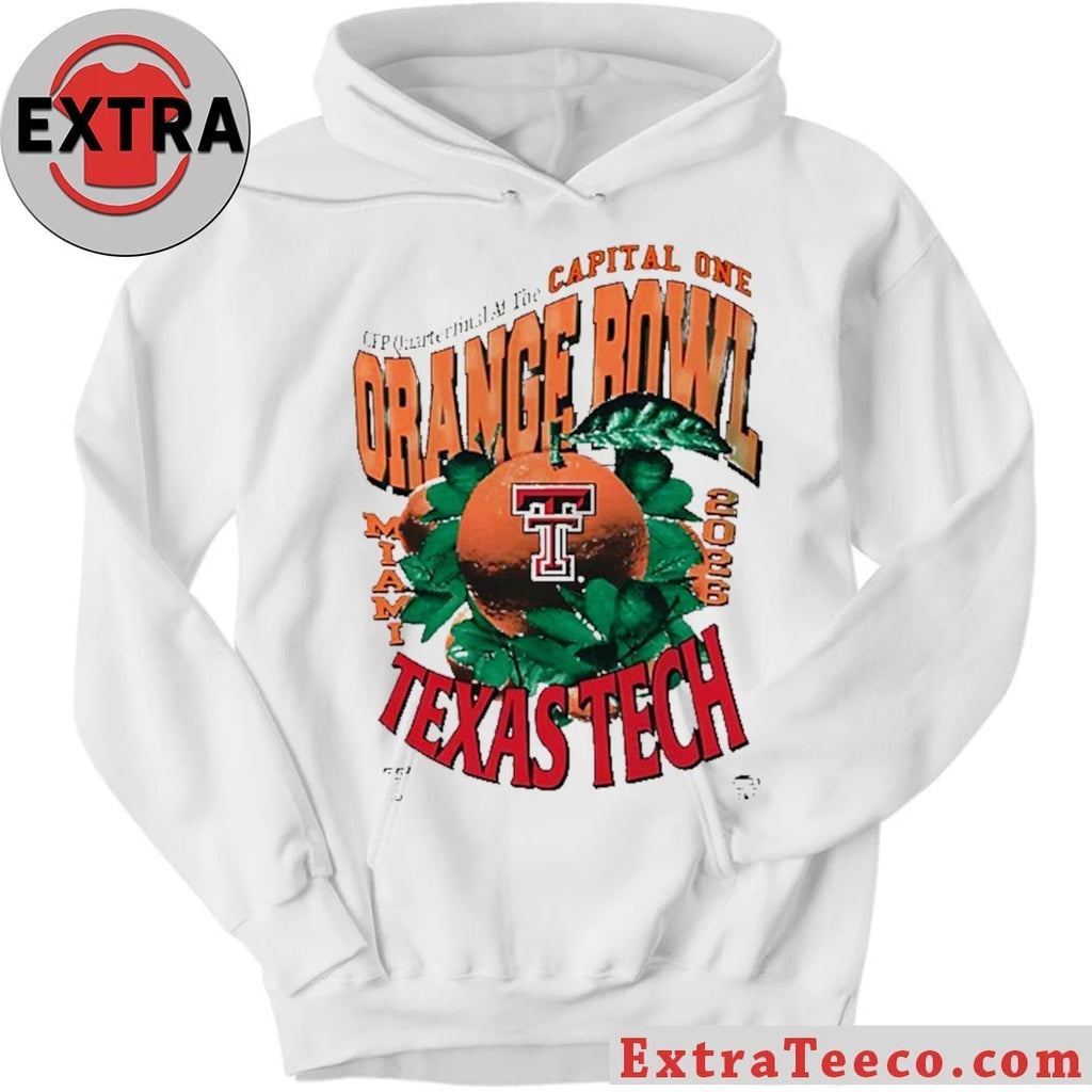 Original The Texas Tech Red Raiders will play in the CFP Quarterfinal at the Capital One Orange Bowl on January 1, 2026, where they will face the Oregon team Shirt