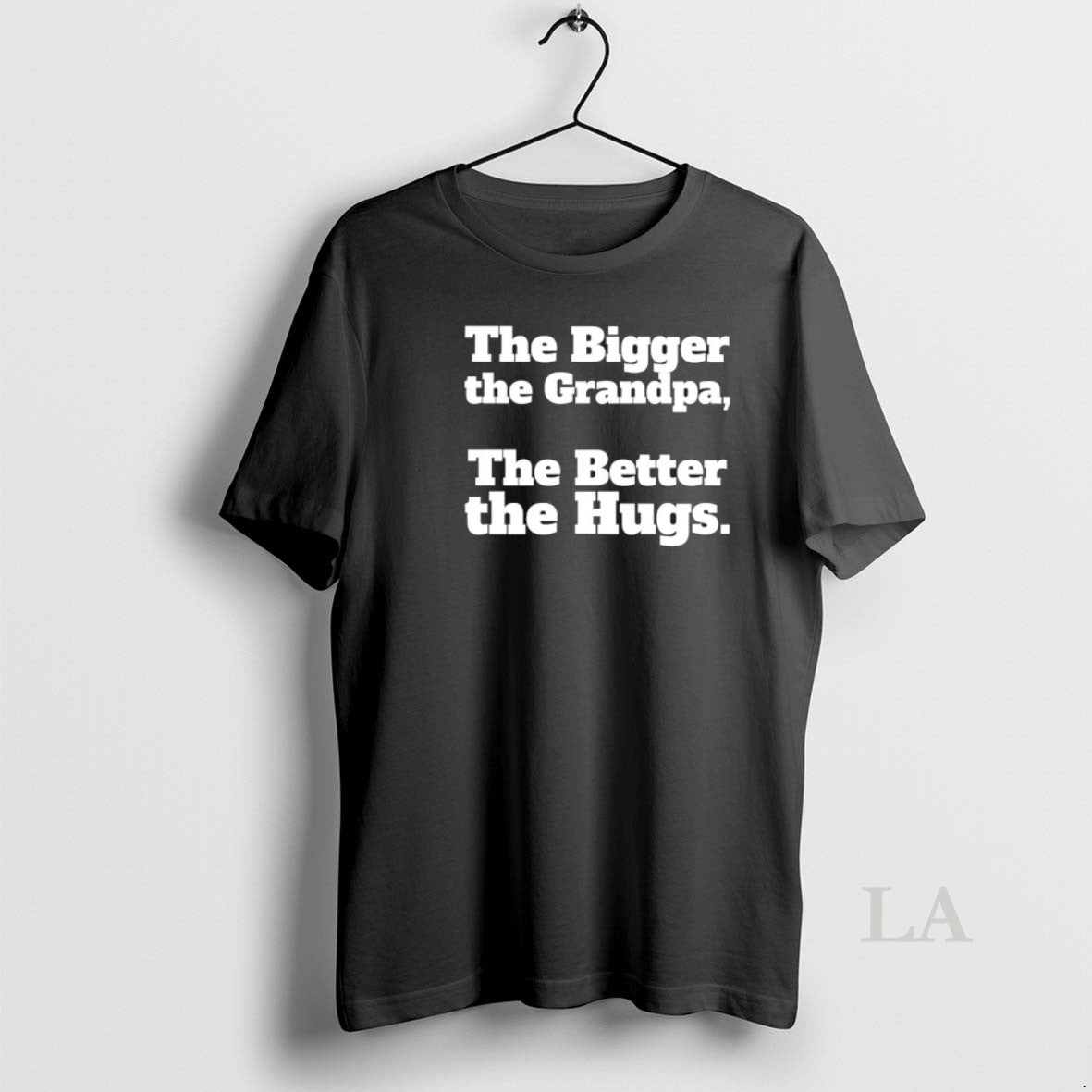 Original The Bigger The Grandpa The Better The Hugs T-Shirts, Hoodie, Sweatshirt | PodTeesHub.com