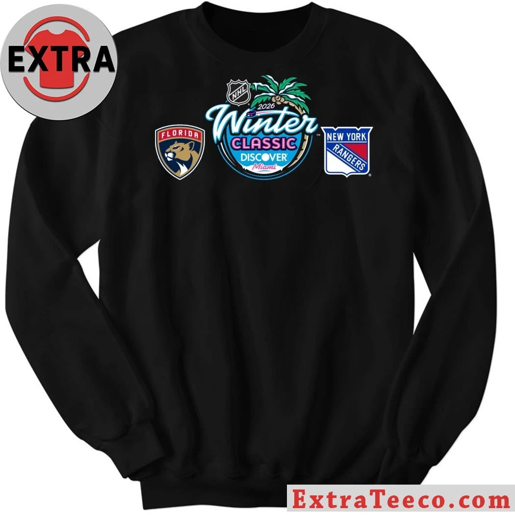 Original The official logo for the 2026 NHL Winter Classic between the Florida Panthers and the New York Rangers at loanDepot park in Miami on January 2, 2026 Shirt