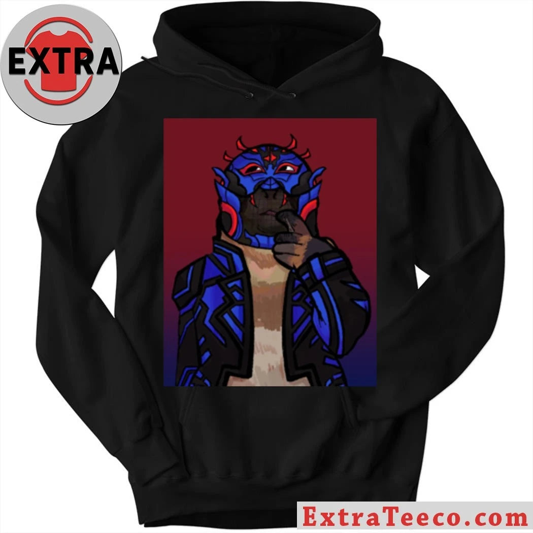 Original Thinking Monkey Blue Mask Shirt