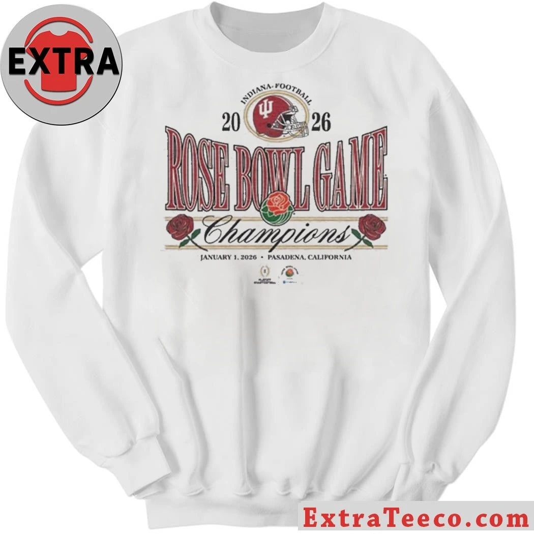 Original This t-shirt commemorates the Indiana Football team’s victory in the Rose Bowl Game on January 1, 2026, in Pasadena, California.