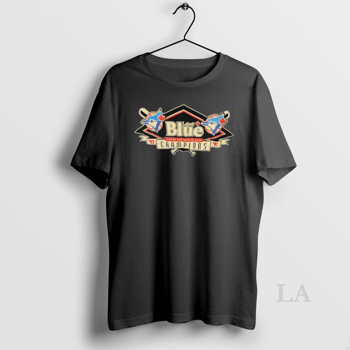 Original Toronto Blue Jays Labatt Blue 92 93 Salutes Our Back To Back Champions