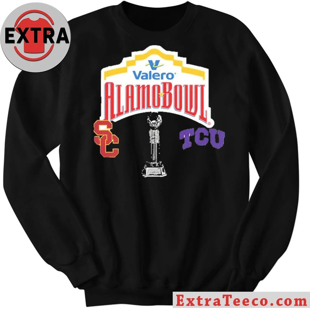 Original Valero Alamo Bowl USC Trojans Versus TCU Horned Frogs Bowl Season College Football 2025 2026 Logo Shirt
