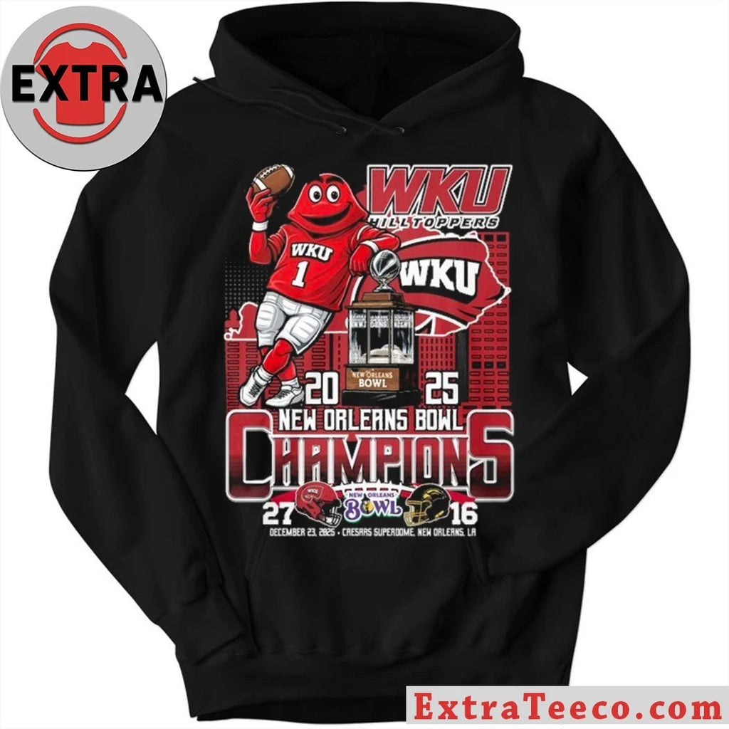 Original Western Kentucky Hilltoppers won the 2025 New Orleans Bowl Champions 27-16 at the New Orleans Bowl on December 23, 2025, at Caesars Superdome in New Orleans, Louisiana Shirt
