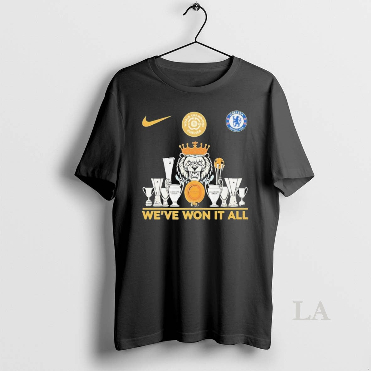 Original Weve Won It All World Champions Chelsea Trophy T-Shirts, Hoodie, Sweatshirt | PodTeesHub.com