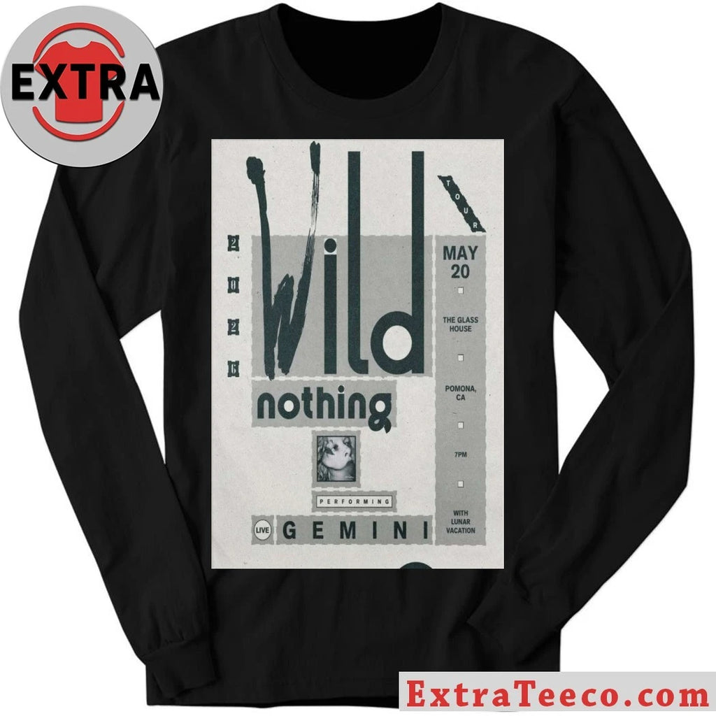 Original Wild Nothing May 20 2026 The Glass House Pomona, CA Poster Shirt