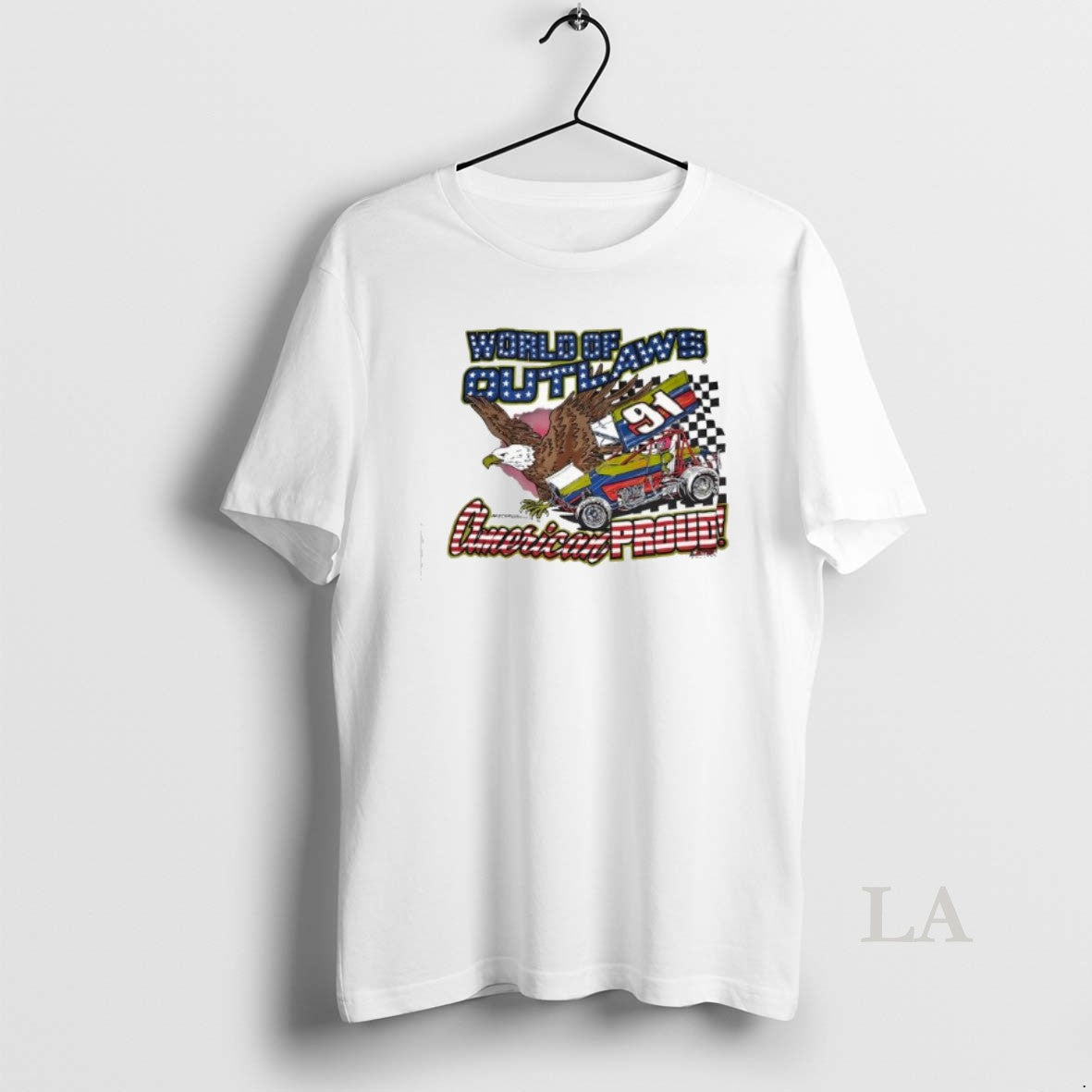 Original World Of Outlaws American Proud Eagle Car T-Shirts, Hoodie, Sweatshirt | PodTeesHub.com