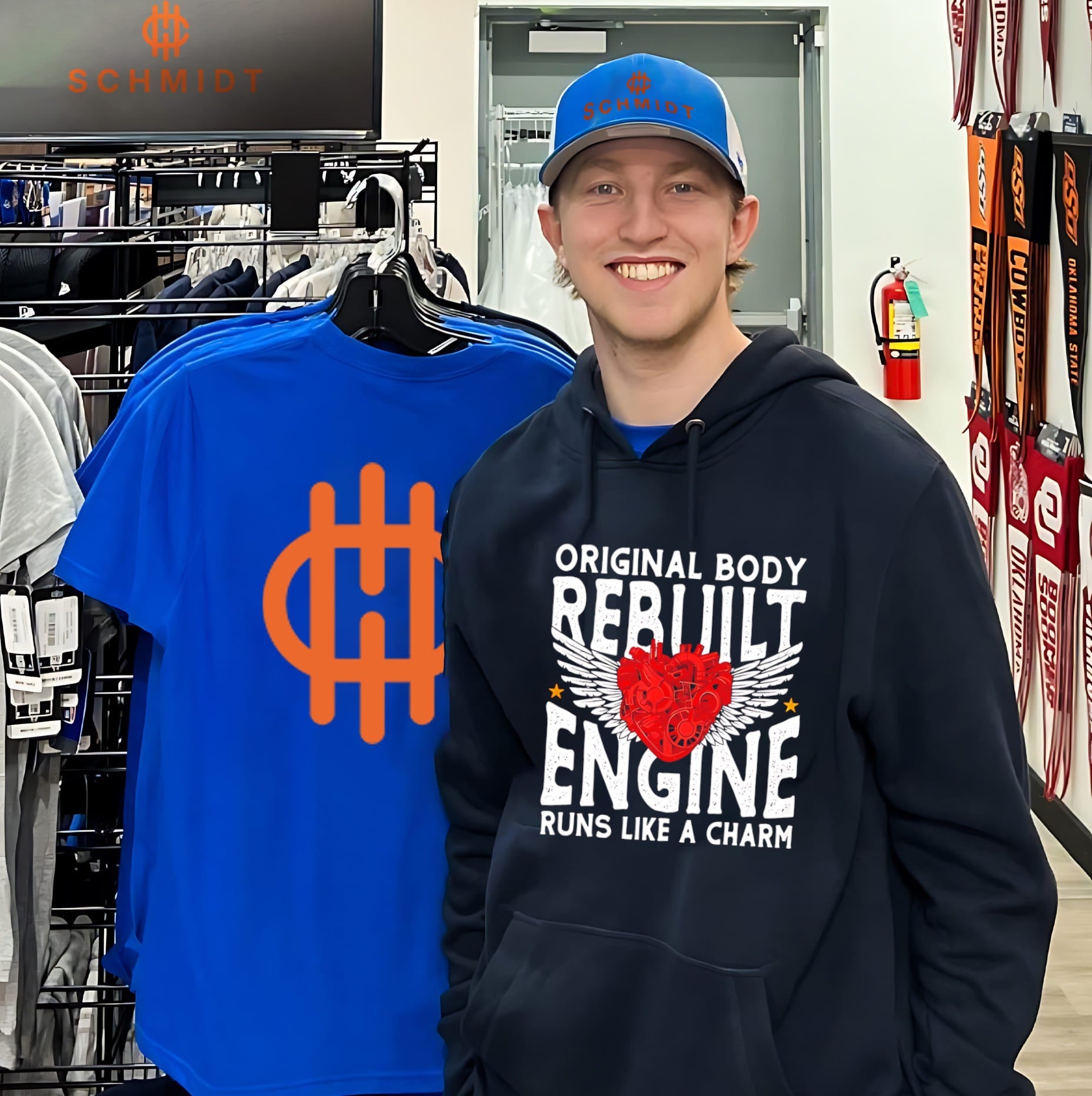 Original body rebuilt engine runs like a charm winged mechanical heart shirt