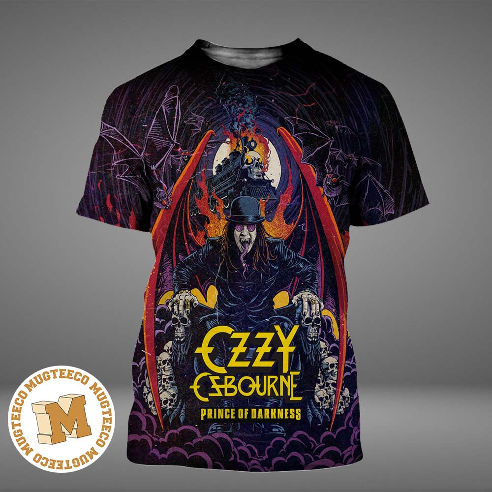 Ozzy Ozbourne Prince Of Darkness Halloween Horrorr Nights All Over Print Shirt