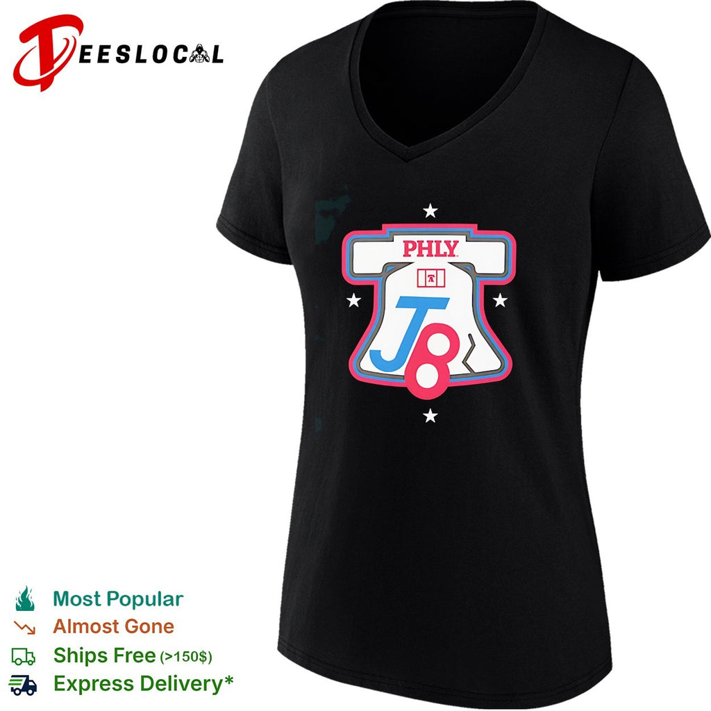 PHLY J8 Liberty Bell Philadelphia Phillies badge shirt