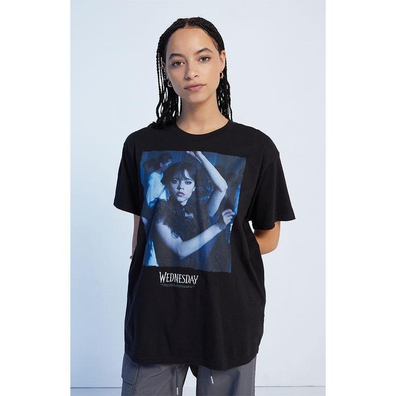 PacSun Women's Wednesday Dance Color T-Shirt Hoodie, Sweatshirt | PodTeesHub.com