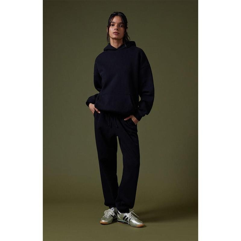 Pacsun Women's Black Core Vintage Wash Pullover Hoodie T-Shirts, Sweatshirt | PodTeesHub.com