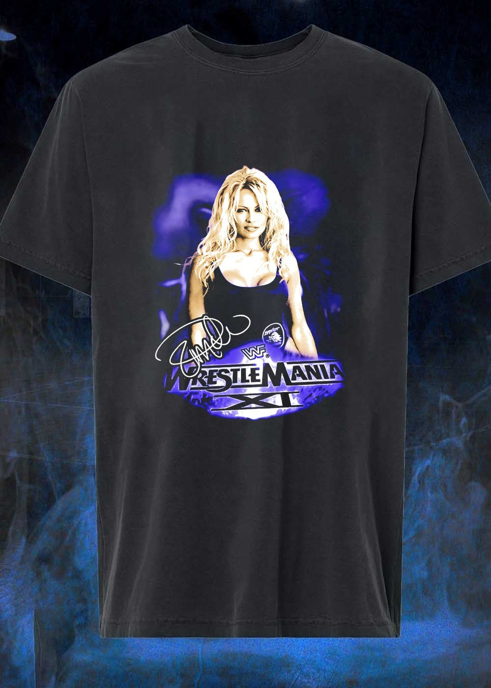 Pamela Anderson Autograph Wrestlemania XI WWF T-Shirt