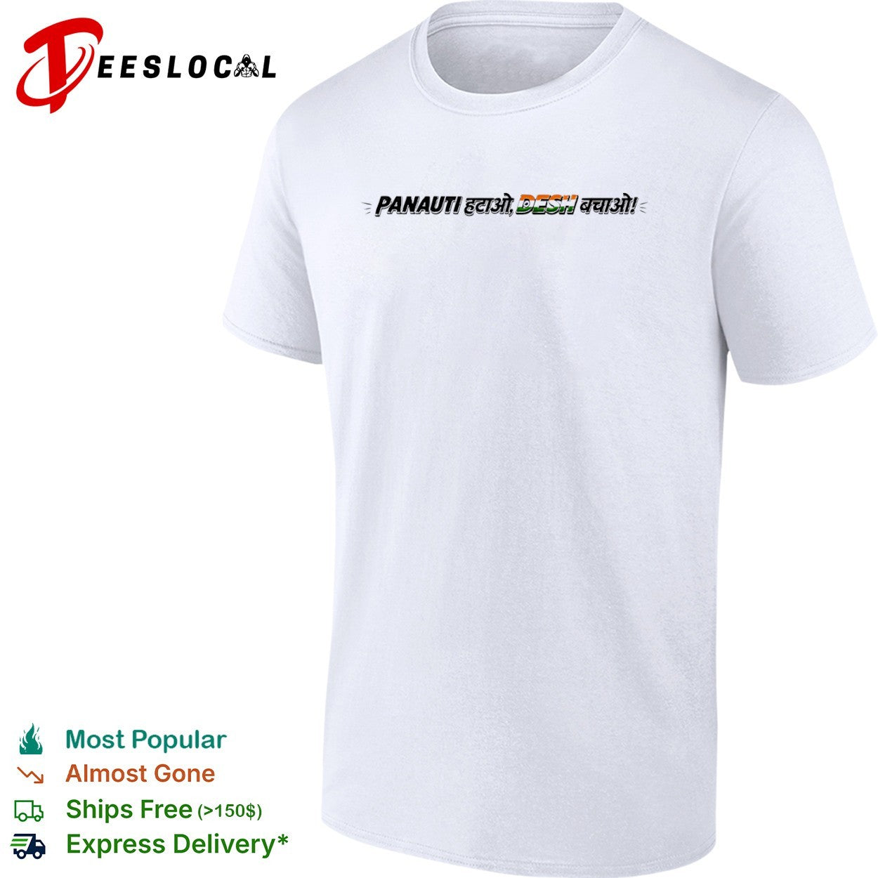 Panauti hatao desh bachao Indian shirt