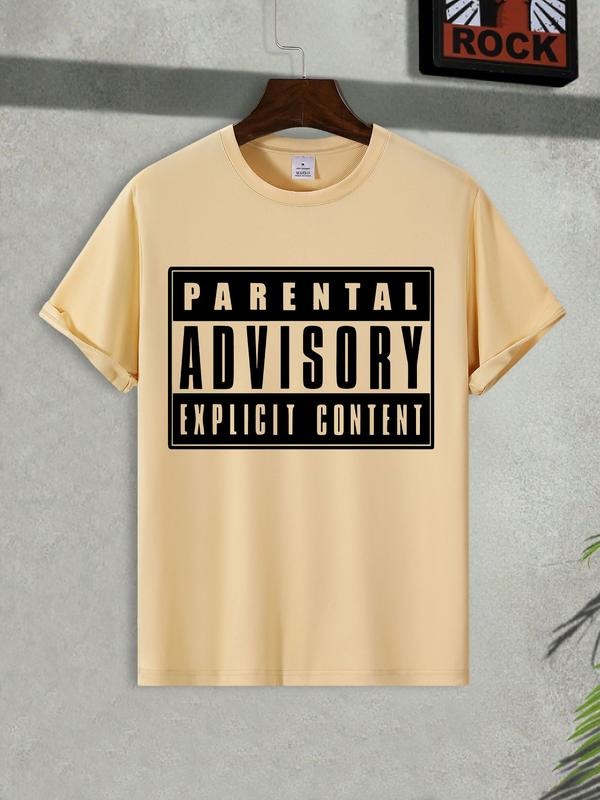 Parents Warning Graphic Print T-Shirt for Kids, Casual Summer Short Sleeve Trendy Tee with Bold Letter Design Hoodie,...