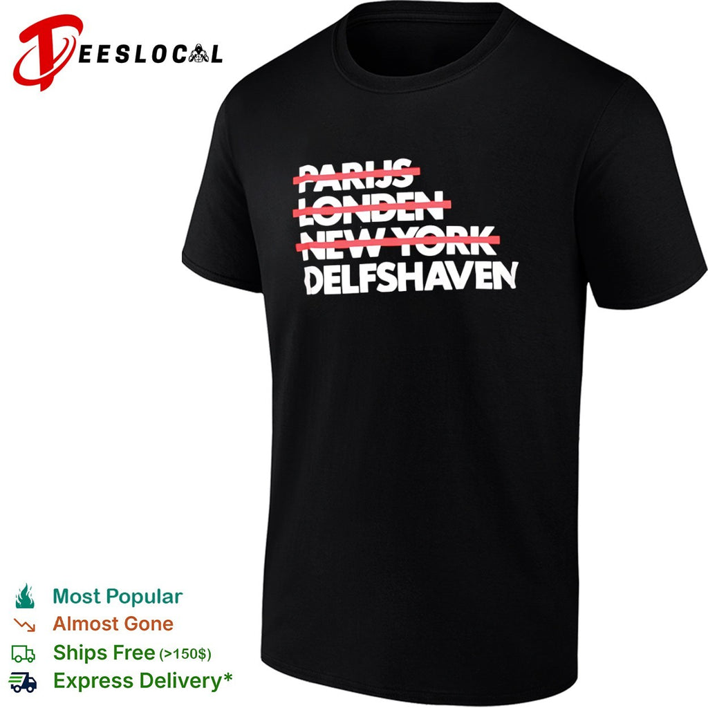 Parijs Londen New York Delfshaven Shirt
