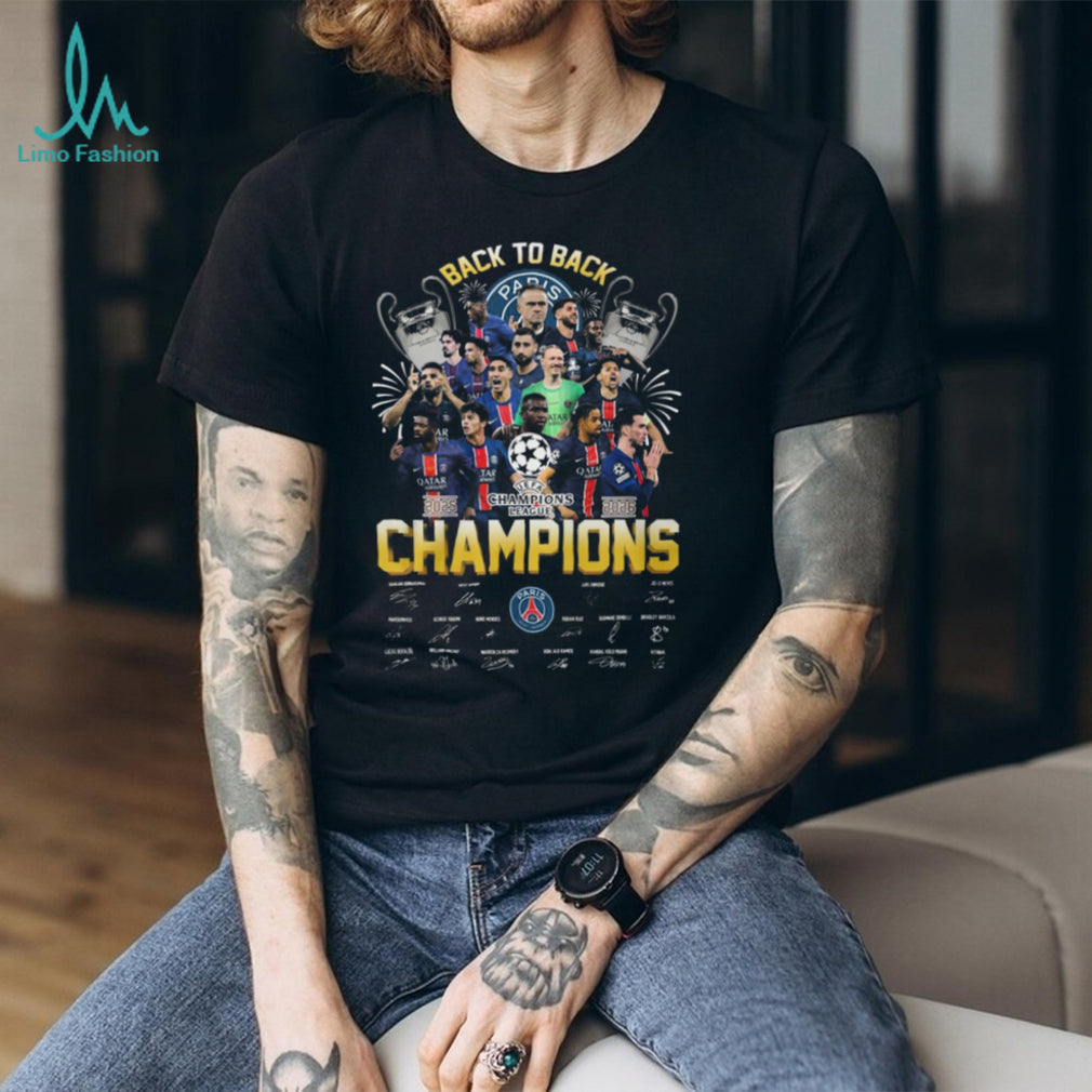 Paris Saint Germain Back To Back UCL Champions 2025 2026 Shirt