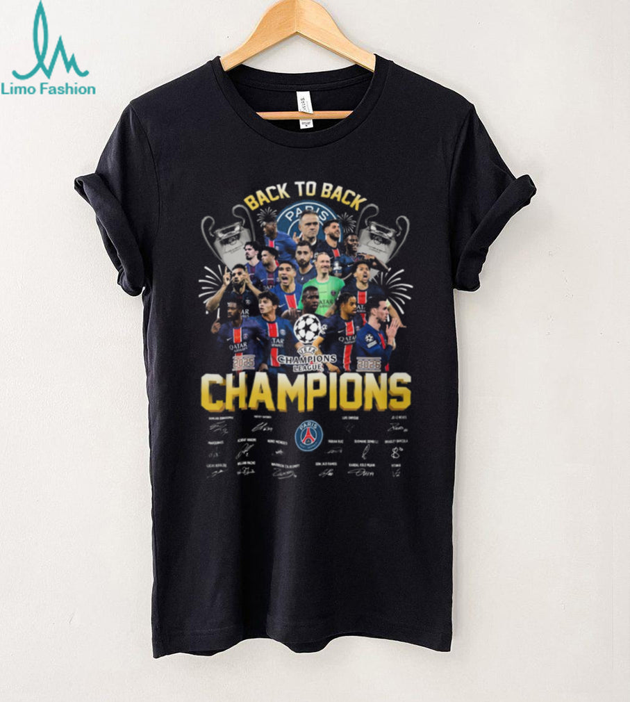 Paris Saint Germain Back To Back UCL Champions 2025 2026 Shirt