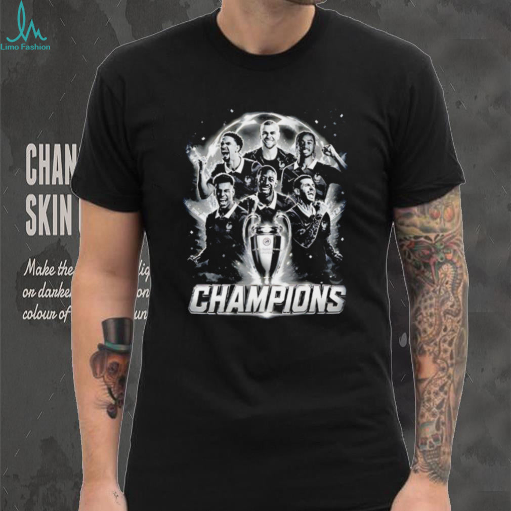 Paris Saint Germain UEFA Champions League victory shirt